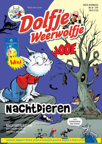 Cover art for "Dolfje Weerwolfje" Magazine.