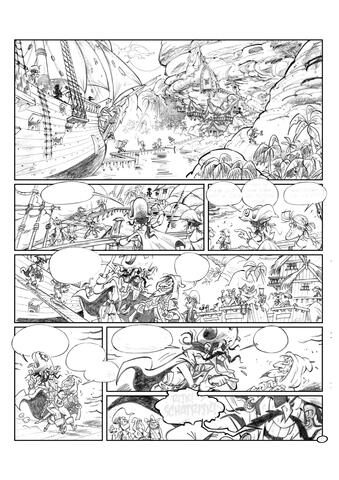 Pencil sketch "Turpin" page