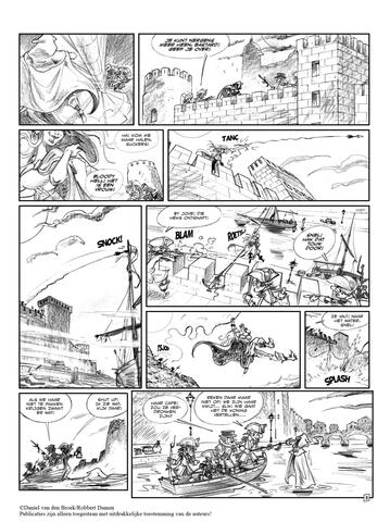 Pencil sketch for "Turpin", book 2.